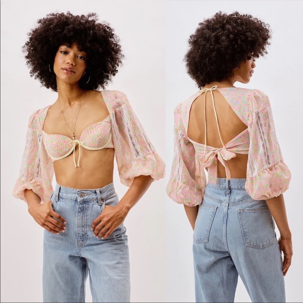 For Love & Lemons Dani Bra Top